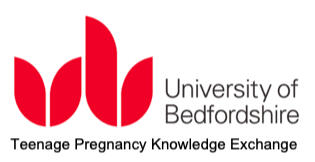 Teenage Pregnancy Knowledge Exchange, University of Bedfordshire logo